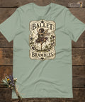 Ballet of the Brambles Fairy T-Shirt Goblincore Ballerina Fantasy Tee Sage XS-2X