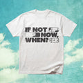 Running Clock Graphic T-Shirt Time Quote Aesthetic Streetwear Tee S-5XL