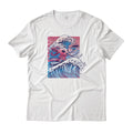 Axolotl Life Surfing On The Great Wave Graphic T-Shirt Unisex Lightweight Cotton