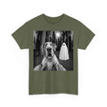 Spooky Great Dane Selfie with Ghost Halloween Dog Unisex T-Shirt