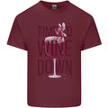 Time to Wine Down Funny Alcohol Mens Cotton T-Shirt Tee Top