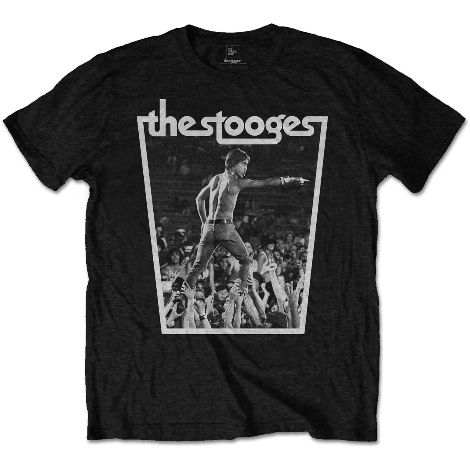 Iggy Pop and the Stooges Live Punk Gig Official Tee T-Shirt Mens