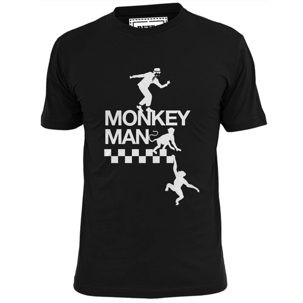 Mens 2 Tone Ska Monkey Man T Shirt T Specials Madness Suggs