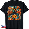 Thanksgiving Pickleball Court Feast T-Shirt