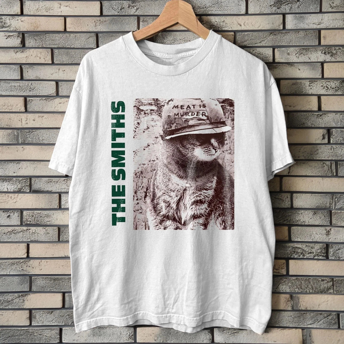 The Smiths Cat Meat Is Murder White Heavy Cotton T-Shirt