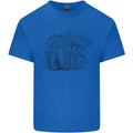 A Cat & Mushroom Foraging Ecology Nature Mens Light Cotton T-Shirt