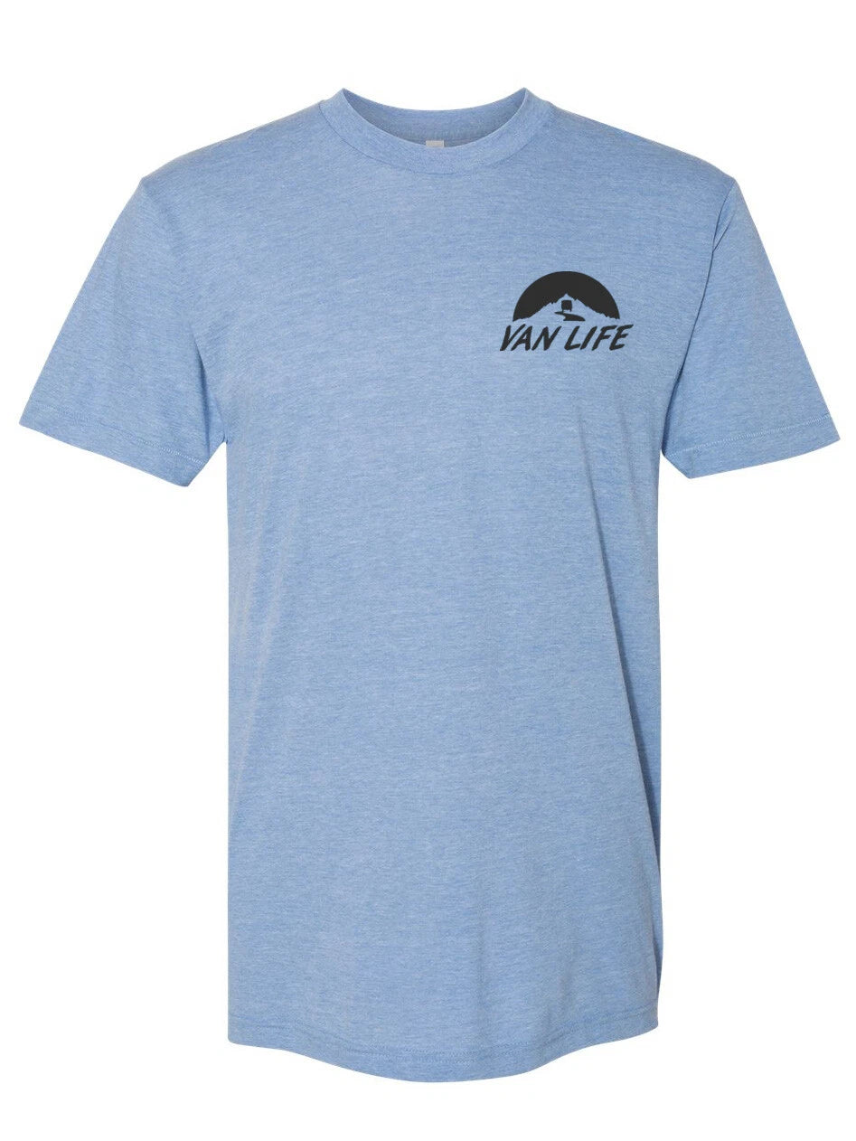 Gravity Outdoor Co. Van Life Pocket Logo Triblend Track T-Shirt