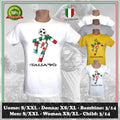 ITALY '90 VINTAGE FOOTBALL INSPIRED WORLD CUP FOOTBALL T-SHIRT MEN WOMEN CHILD