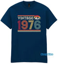 Vintage 1976 T-shirt Retro Classic Style 50th Birthday Gift All size S-5XL