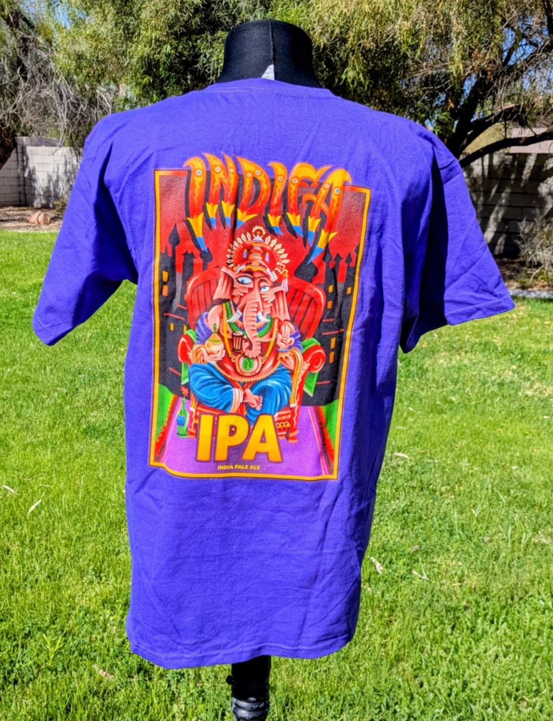 Lost Coast Brewery Eureka, California Indiga IPA Beer Cotton Med Shirt Top New