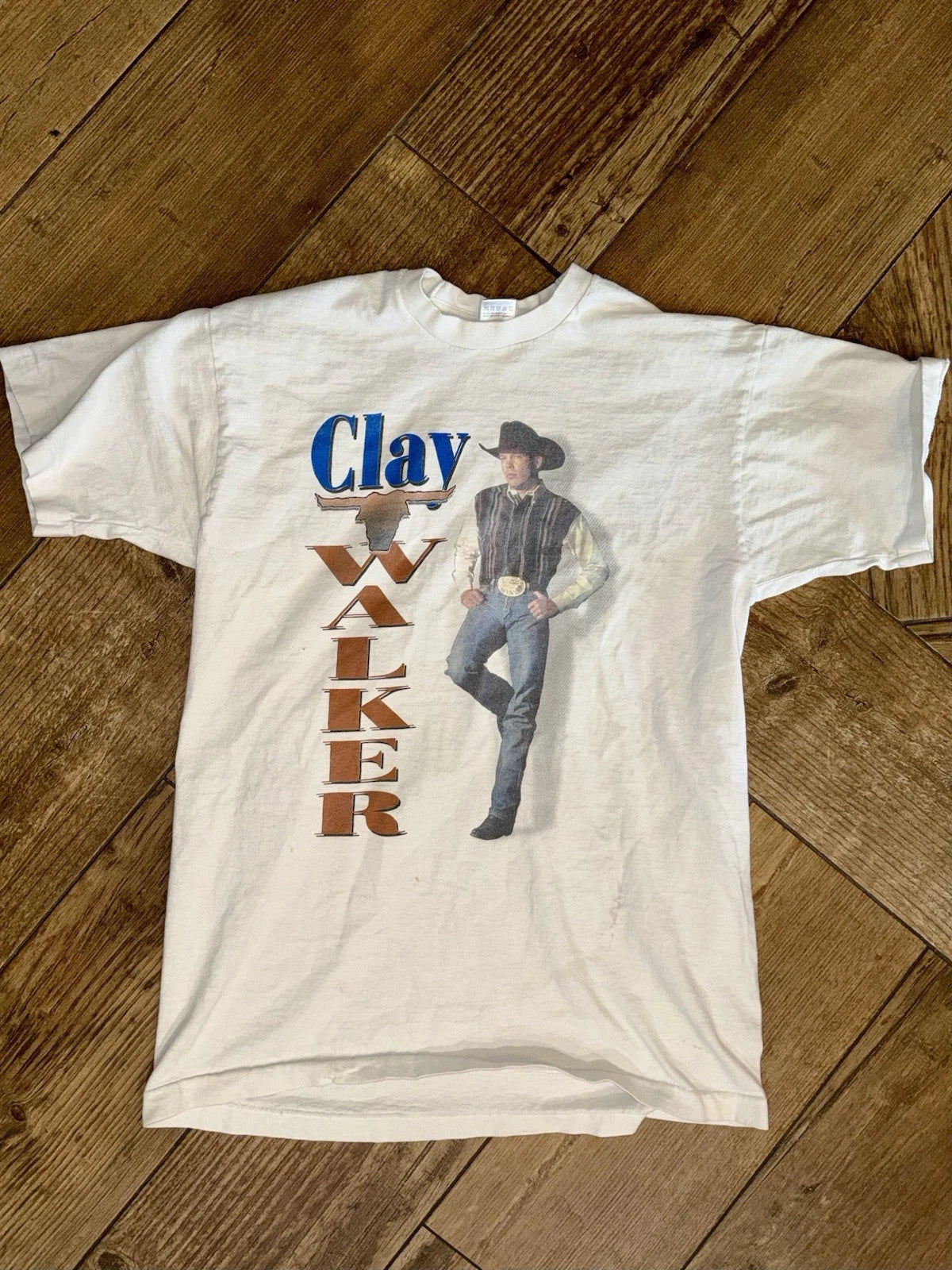 Vintage concert shirt 90's country Clay Walker Hypnotize The Moon Tour