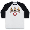 KUNG FU 3 POSES UNOFFICIAL CARRADINE KWAI CHANG CAINE 3/4 SLEEVE BASEBALL TEE