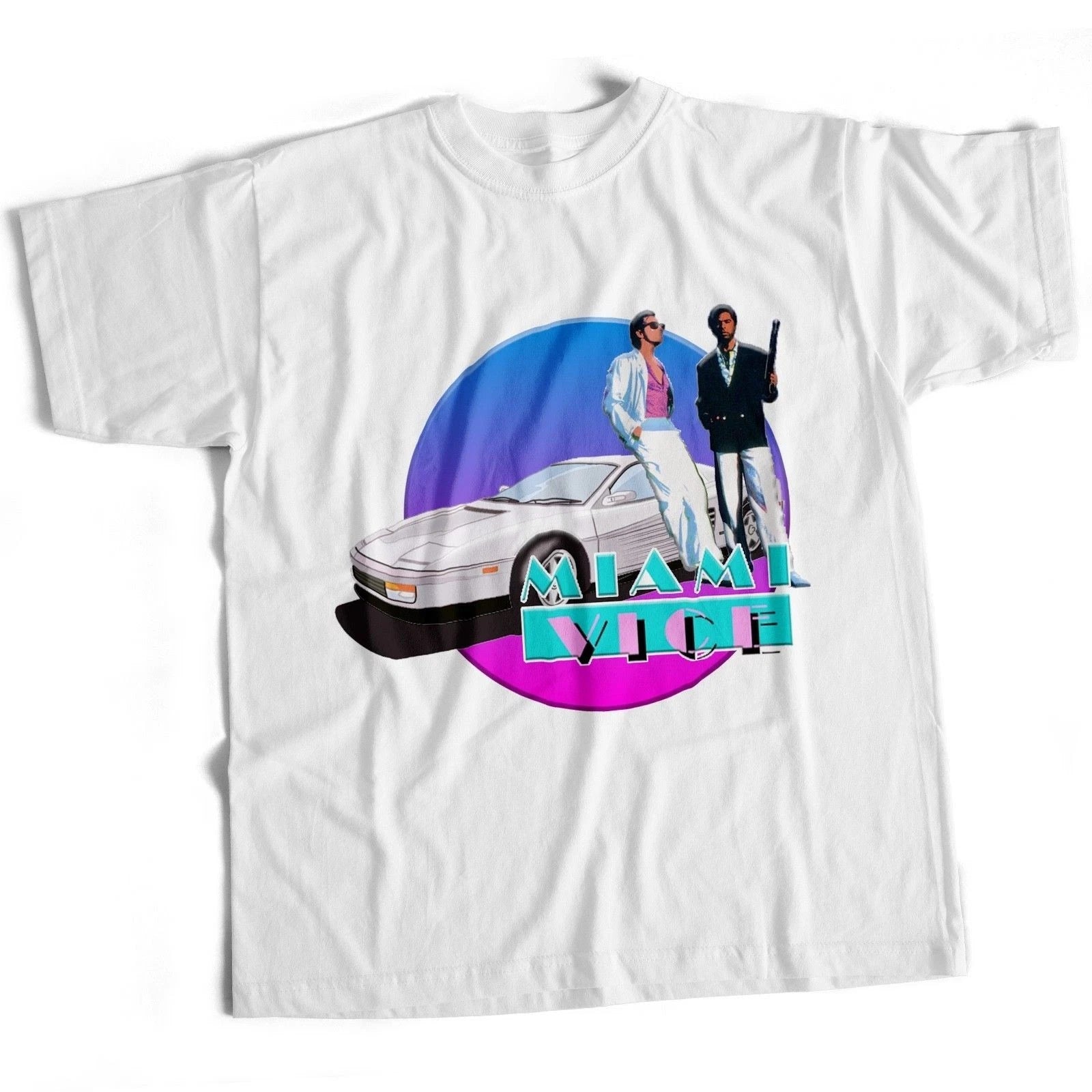homage 90s horror sci fi film movie t shirt for halloween miami vice fans