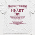 Massage Therapist Heart Shirt Massage Therapy Gift Graphic T Shirt Tee