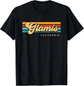 Retro Sunset Stripes T-Shirt Inspired by Glamis, California
