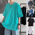 Men's Comfort Focused T-Shirt with Minimalist Design for Warm Climates