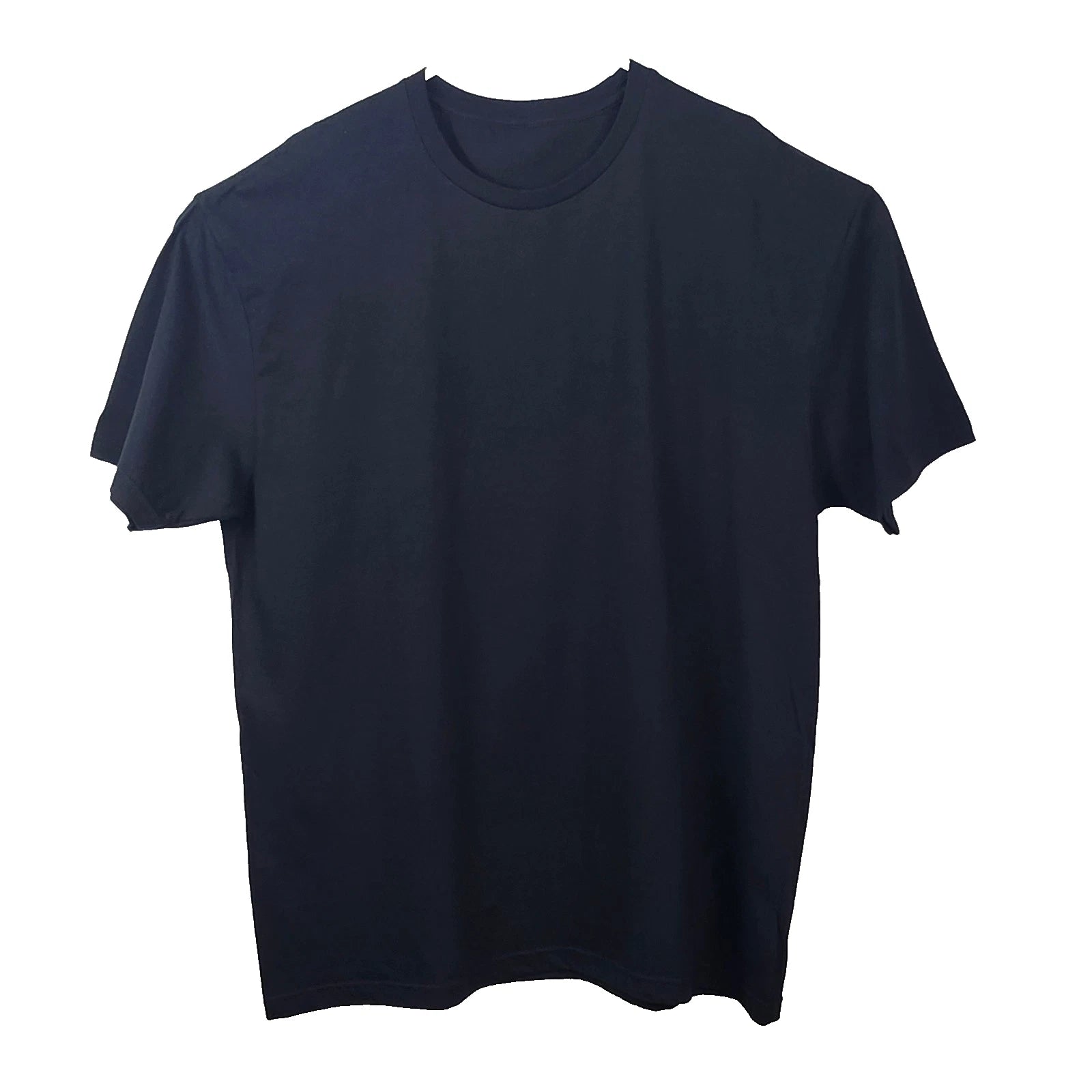 T-Shirt Unisex Crew Neck Black Short Sleeve Blank Soft Style XL