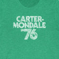 Carter Mondale 76  "Vintage Look" 50/50 Blend Gym T-Shirt - Jimmy dnc president