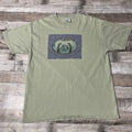 Reiki Shirt Size Large Khaki 2000s Healing The World Two Hands At A Time