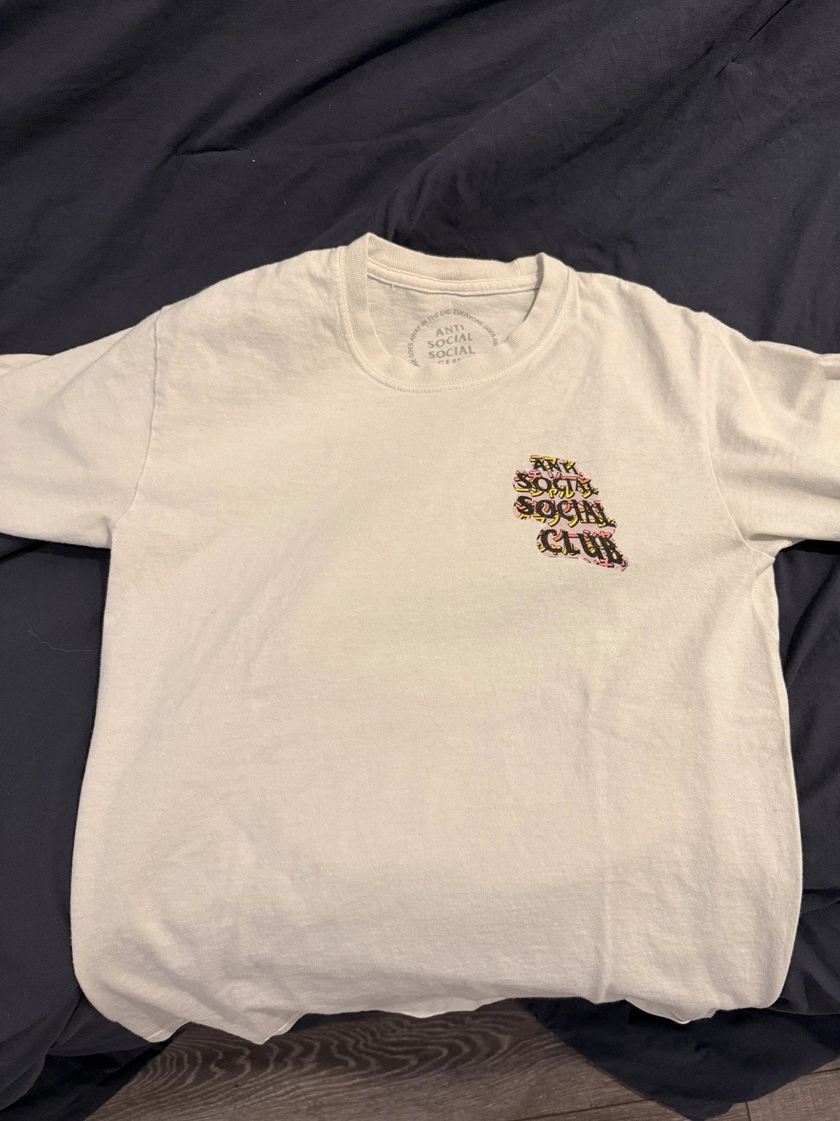 REAL ANTI SOCIAL SOCIAL CLUB T-SHIRT, SIZE S REAL✅✅✅
