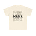 Mama Boss tee | Repeating 'BOSS' outline with bold MAMA graphic