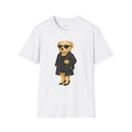 Chic Teddy Bear w Chanel Bag in Black Coat T-Shirt | Fashion  Gift Original Tee