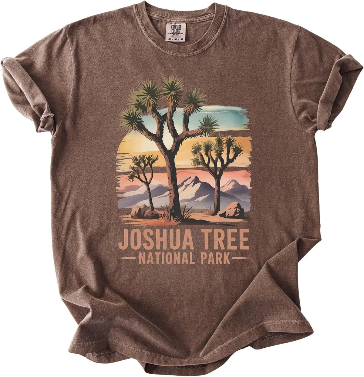 Joshua Tree National Park Vintage-Inspired T-Shirt with Desert Graphic Image 1 of 3