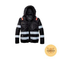 Cooling Fan 2-Way Jacket BURTLE AC2111 High Back Hi-Vis M Black No Fan Japan