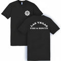 Las Vegas Fire & Rescue Firefighter Graphic T-Shirt, Soft Cotton Blend Shirt wit