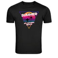 Summer All Natural Beach Retro Sunset Graphic T Shirt Vacation Tee