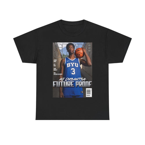 AJ Dybantsa BYU Cougars NCAA Slam Cover Tee Shirt