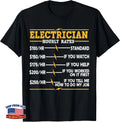 Electrician Hourly Rates Tee