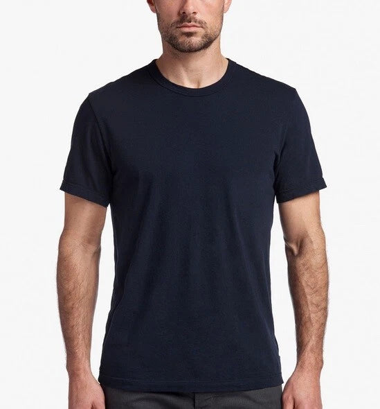 James Perse Men's Relaxed Fit S/S Crew neck Cotton T-Shirt navy Blue  MLJ3311nwd
