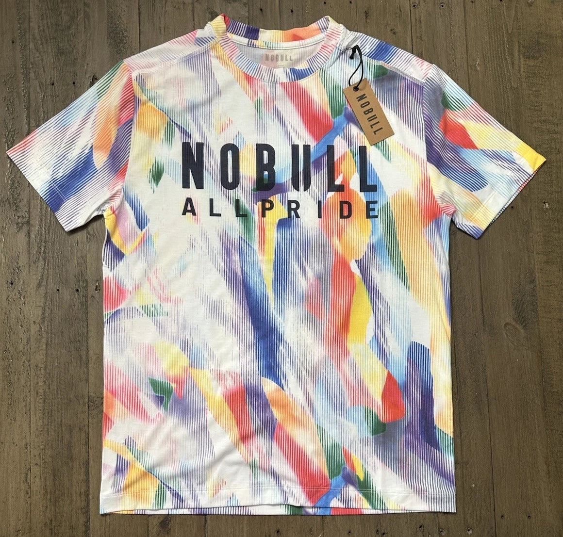 NWT NOBULL Men’s **LIMITED EDITION* Pride Moves 🏳️‍🌈 All Pride Tee - Large