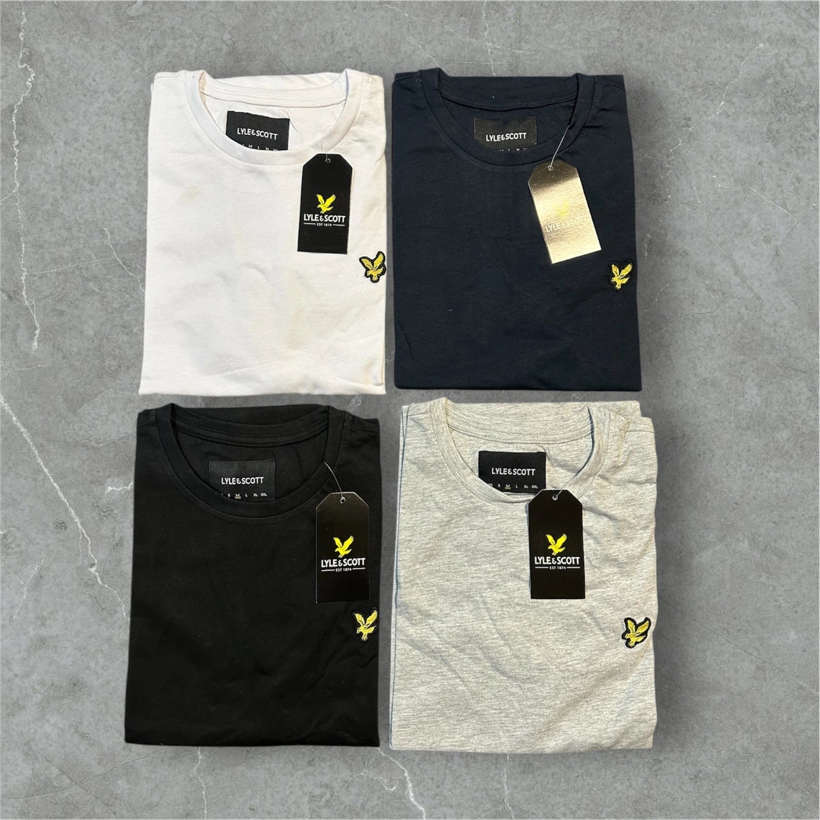 MENS LYLE AND SCOTT SHORT SLEEVE CREW NECK T-SHIRT FOR ALL SEASONS 100% COTTON