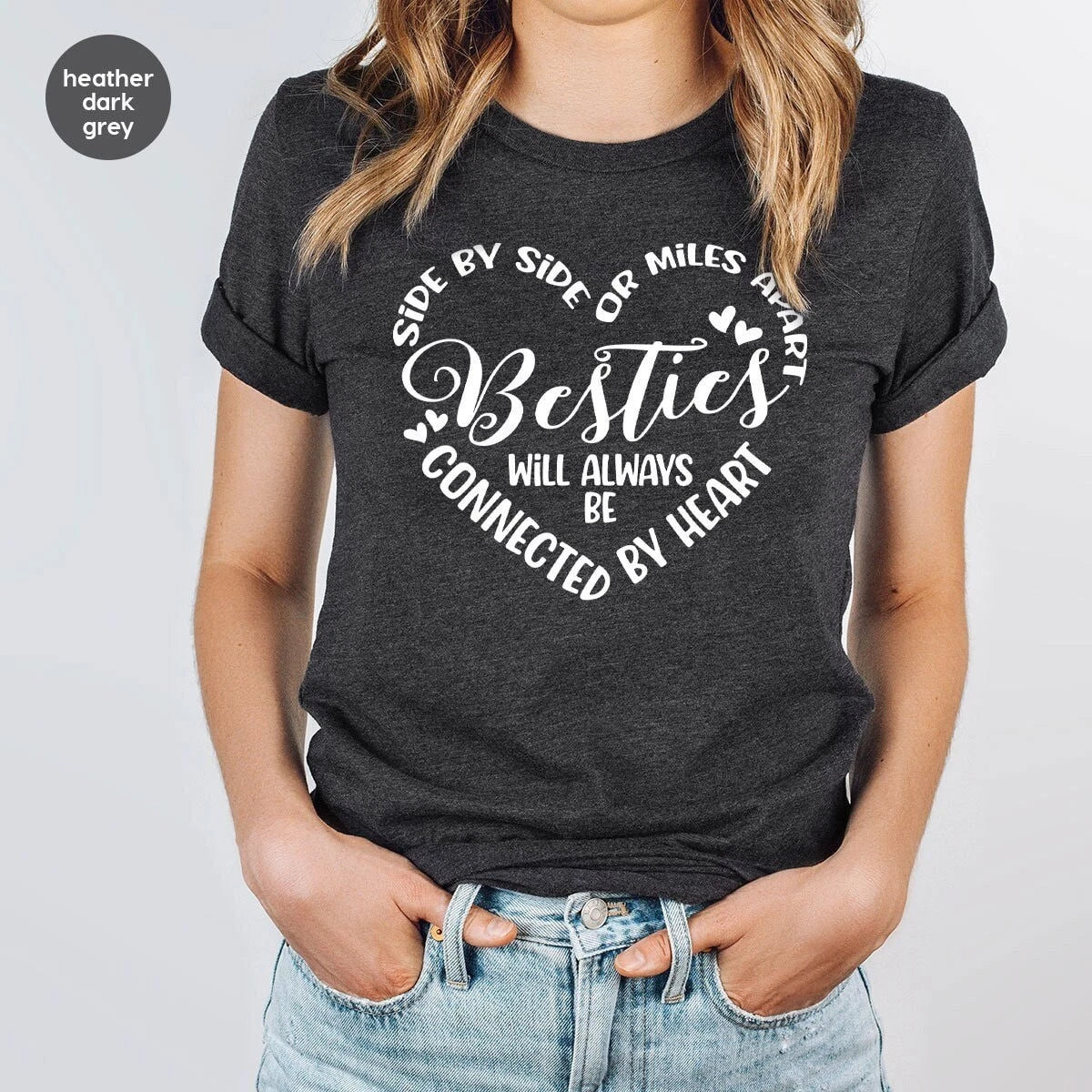 Besties Matching Shirt Sisters T Shirt Gift for Best Friends Bestie T Shirt Best