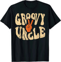 NEW Groovy Uncle 70s Aesthetic Nostalgia 1970's Retro Gift T-Shirt - MADE IN USA