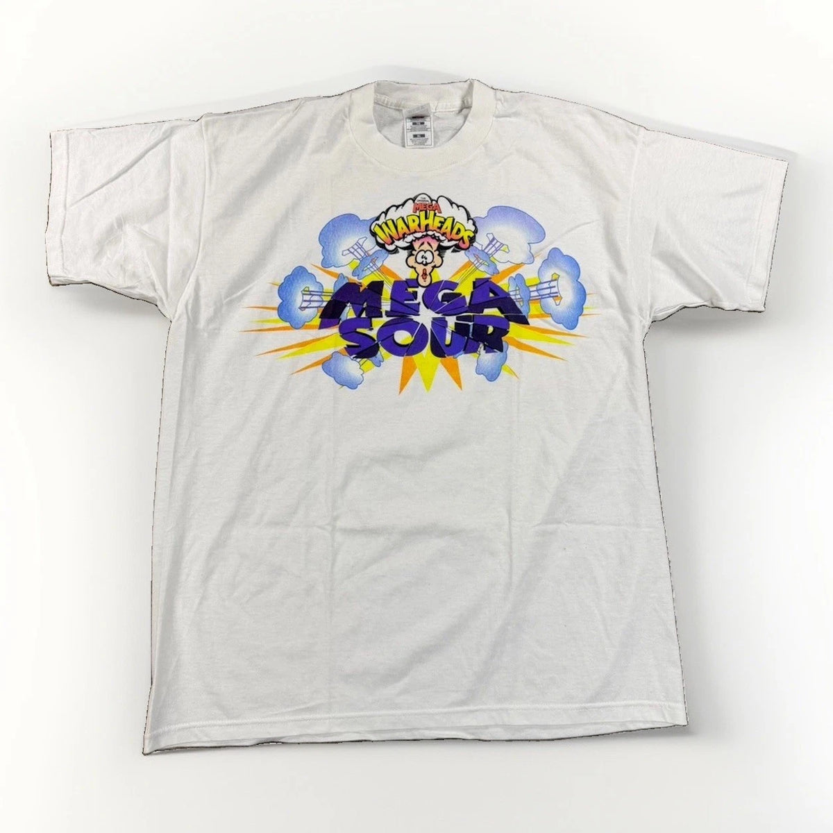 VTG Warheads Graphic T-Shirt Size 90s Confection Candy Nostalgia Sz XL