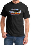 1962 1963 Ford Galaxie Hardtop Cartoon Color Tshirt NEW FREE SHIPPING