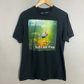 Hot Topic I Am Cringe But I Am Free Axolotl Graphic Tee Black Medium Novelty Top