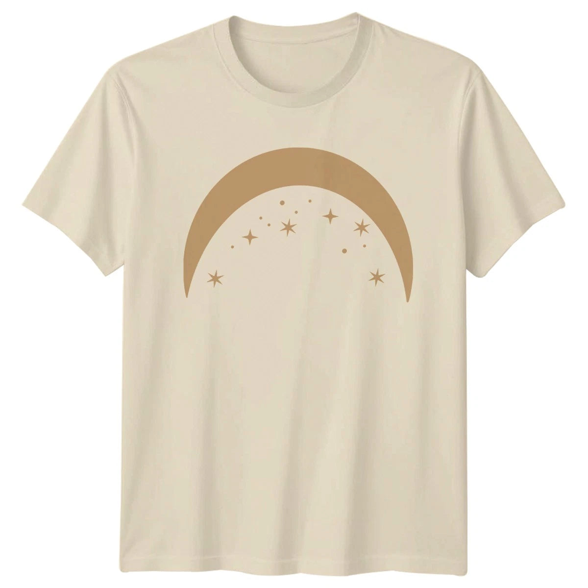 Minimalist Celestial Starry Night Sky T-Shirt Boho Aesthetic Birthday Gift