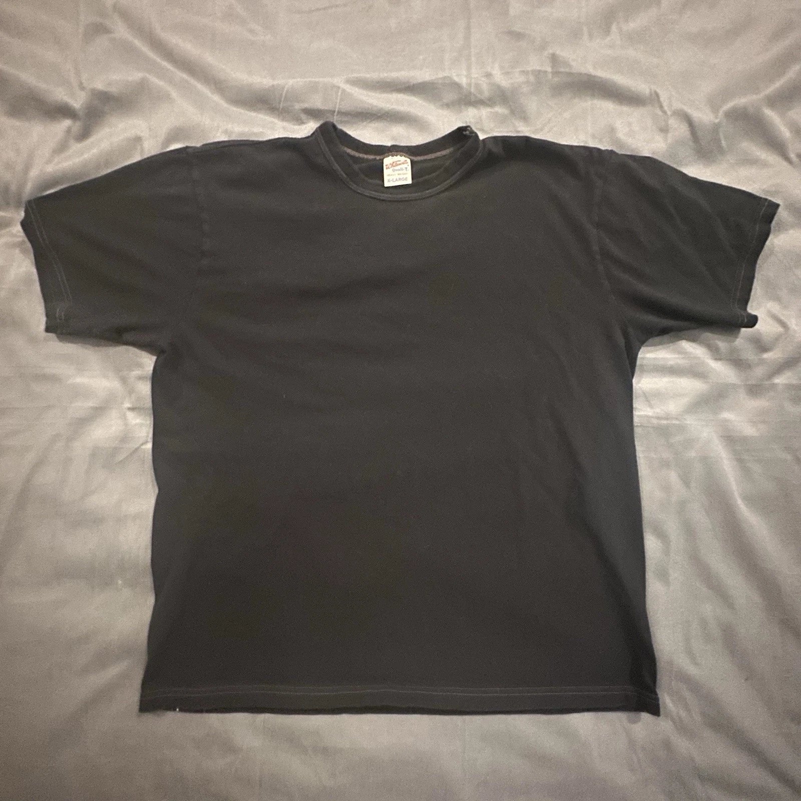 Whitesville Quali-T Heavyweight T-Shirt Black Mens XL Cotton Made in Japan