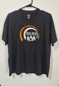 Duck Men's Gray Cotton/Poly Great Smoky Mountains Graphic T-Shirt Crew Neck 2XL