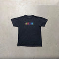 Anti Social Social Club T-Shirt Mens M Black Last Time Rainbow Logo Streetwear