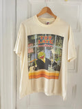 Vtg Kermit the Frog Too Late with Kermit Letterfrog T-Shirt David Letterman L