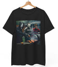 Michael Myers & Jason T-Shirt Horror Movie Halloween Slasher Unisex Tee