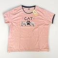 Cat Mom Cute Cool Design Gift for Cat Kitten Lover T-Shirt XXL