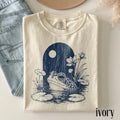 Vintage Moonlit Frog Nature Animal Comfort Tee