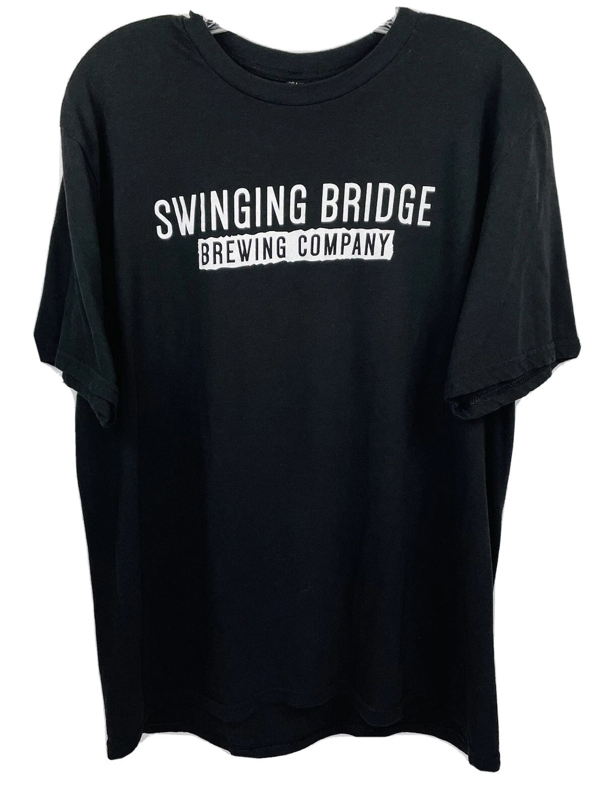 SWINGING BRIDGE Brewing Company Men's Graphic T-Shirt Size Large L
