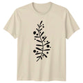 Minimalist Botanical Plant Leaf Design T-Shirt Minimalist Botanical Nature
